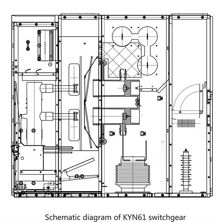 KYN61-40.5 Metal Clad 35kv Distribution Board